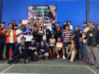 Turnamen Badminton Ajie Sutikna Cup 2025, Warga Teluknaga Kembangkan minat olahraga dengan mengadakan Turnamen badminton Di HUT Kemerdekaan RI