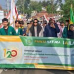 Pawai natura Milad ke-120 Ponpes Suryalaya Tasikmalaya meriah, diikuti 3.000 peserta lintas generasi dengan semangat kebersamaan.