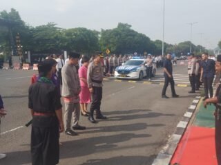 Disambut Pedang Pora, Kombes Pol Wisnu Wardana Resmi Jabat Kapolresta Bandara Soetta