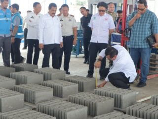 Lapas Kelas I Tangerang Jadi Lokasi Peninjauan Pembinaan Kemandirian Menteri Imipas