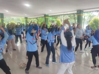 Sambut HPN 2026, PWI Kota Tangsel Gelar Senam Sehat Bersama Masyarakat