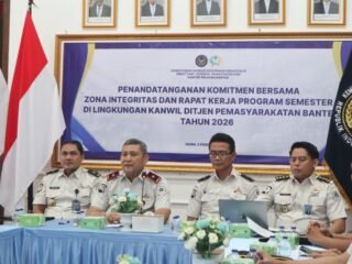 Langkah Bersama Menuju Kinerja Optimal, Rutan Kelas I Tangerang Ikuti Rapat Rencana Kerja UPT 2026