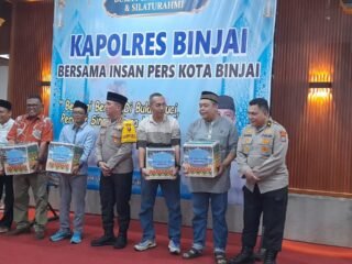 Kapolres Buka Puasa Bersama Insan Pers, SMSI Apresiasi 