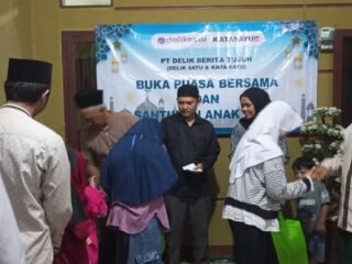 Bukber dan Santunan Yatim, Delik Berita Tujuh Tebar Kepedulian di Tangsel