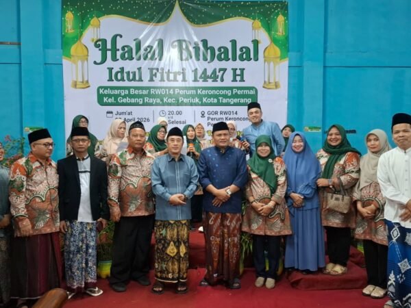 Halal Bihalal Pererat Silaturahmi dan Kebersamaan Warga RW 014 Gebang Raya