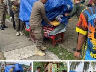 PKL Sepanjang Cisadane Ditertipkan Satpol PP