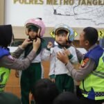 Sat Lantas Polres Metro Tangerang Kota Edukasi Anak TK Lewat Program Polisi Sahabat Anak