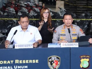Polda Metro Jaya Bongkar Gudang Ribuan Motor Diduga untuk Ekspor Ilegal