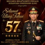 KJNI Sampaikan Apresiasi dan Ucapan Selamat Ulang Tahun ke-57 Jenderal Polisi Drs. Listyo Sigit Prabowo, M.Si