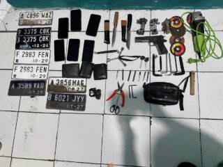 Komplotan Curanmor Tangerang Dibekuk, Polisi Sita Airsoft Gun, Senjata Tajam dan 6 Motor
