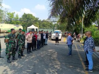 Aparat Gabungan Gelar Apel Pengamanan Antisipasi Aksi SOMASI di Karawaci