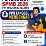 SPMB 2026 Dimulai, PWI Kota Tangsel Siapkan Kanal Aduan Masyarakat