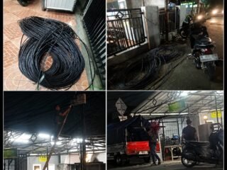 Diduga Penarikan Kabel Udara Ilegal, PT Davon Media Teknologi Disorot di Karawaci