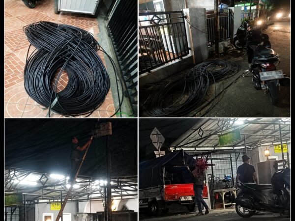Diduga Penarikan Kabel Udara Ilegal, PT Davon Media Teknologi Disorot di Karawaci