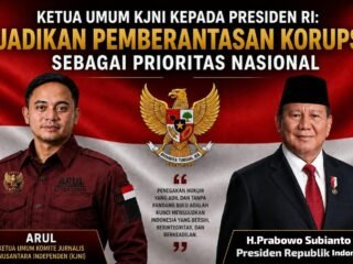 Ketua Umum KJNI kepada Presiden RI: Jadikan Pemberantasan Korupsi sebagai Prioritas Nasional