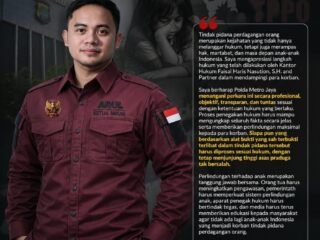 Ketua Umum KJNI Desak Pengusutan Tuntas Dugaan TPPO terhadap Tiga Remaja Asal Karawang