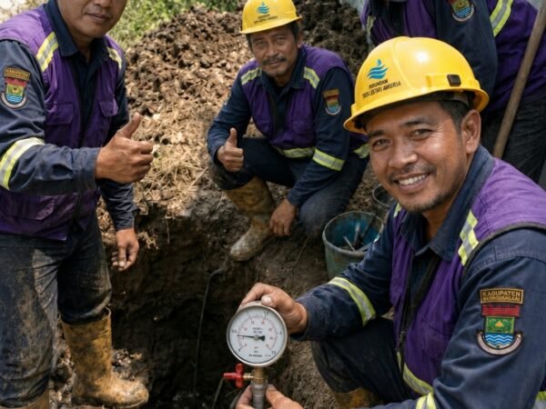 Aliran Air Kosambi Barat Kembali Normal, PERUMDAM TKR Terus Pantau Untuk Jaga Pelayanan ke Masyarakat