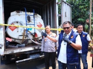 Polda Banten Ungkap 6 Lokasi Tambang Ilegal dan Penyalahgunaan BBM Bersubsidi, 7 Tersangka Ditahan