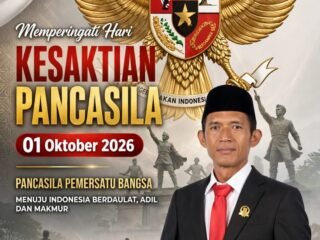 Peringati Hari Kesaktian Pancasila 1 Oktober, H. Darissalam Anggota DPRD Fraksi Gerindra Bekasi: Jangan Lupakan Sejarah